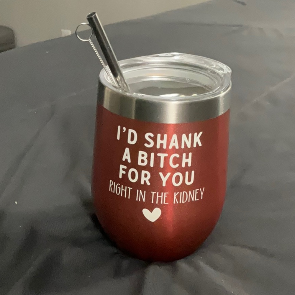 Red Stainless Steel Insulated Tumbler